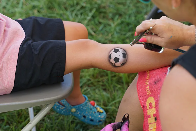 Soccer tattoo