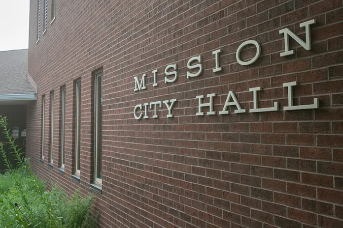 Mission City Hall in July 2026. Photo credit Juliana Garcia.