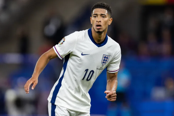 Jude Bellingham, a noted Meadowbrook Park enjoyer, scored two goals in England's quarterfinal victory over Norway on Saturday, July 11, 2026. Photo credit Shutterstock.