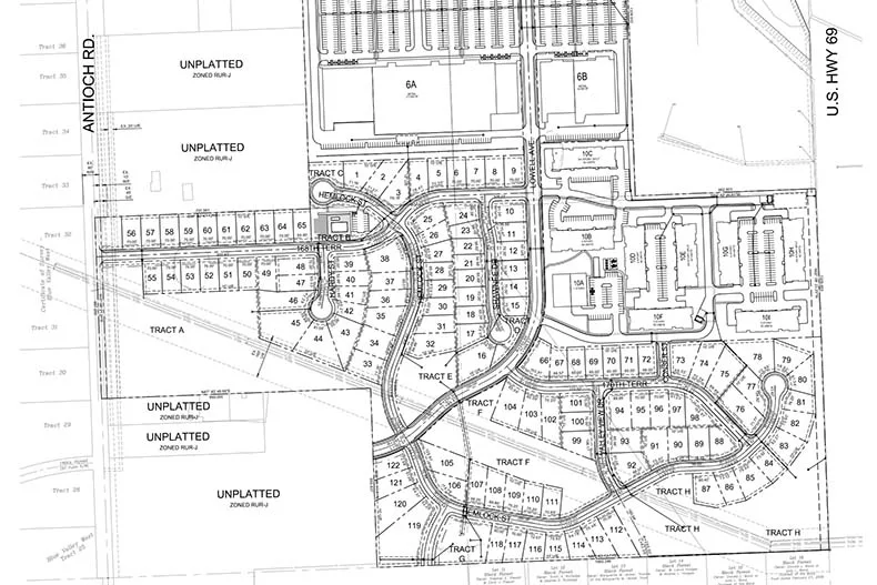 The 167th Development proposal in southern Overland Park.