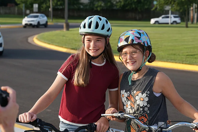 Students bike