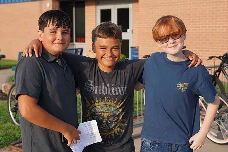 Friends at Frontier Trail Middle School 