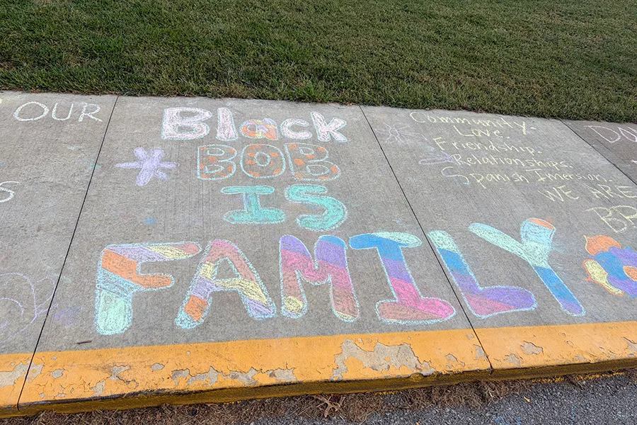 Black Bob families rally against school's recommended closure