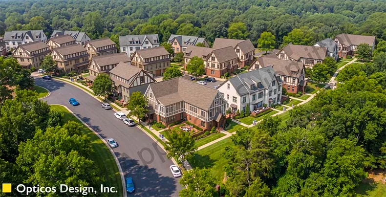 More than 1,200 new housing units, including townhomes and apartments, are proposed in the Corporate Woods redevelopment.