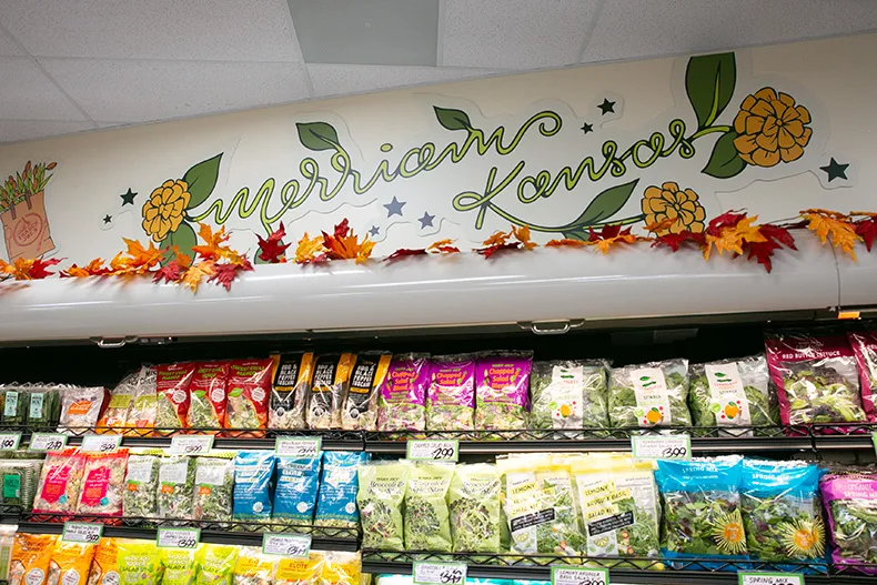 A Merriam, Kansas, mural inside the new Trader Joe's. Photo credit Juliana Garcia. 
