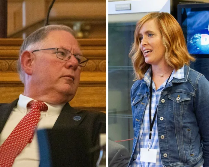 Dan Hawkins (left), Dinah Sykes and Ric Koehn (not pictured) are running for Kansas Commissioner of Insurance.