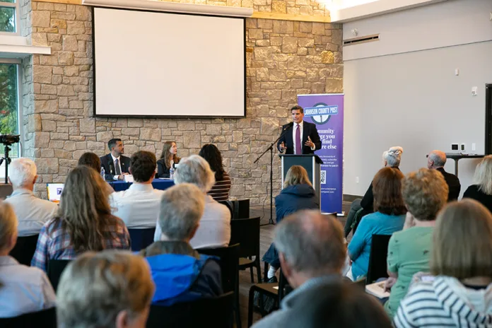 The Post hosted a forum for Prairie Village mayoral candidates on Thursday, Oct. 1.