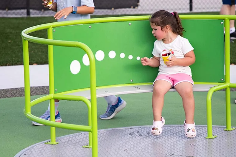 Kids of all ages celebrated the opening of Brody's Boundless Playground at the Blue Valley Rec Complex in Overland Park on Tuesday. Named for Brody Rea, a boy who has special needs, the playground is designed to be inclusive for all children.
