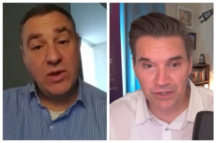 Rep. Pat Proctor, a Leavenworth Republican, spoke with Post editor Kyle Palmer via Zoom on Monday, Oct. 12. Screenshot images via YouTube.