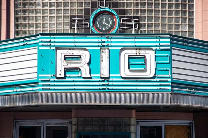 The Rio Theatre in downtown Overland Park.